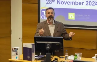 Keynote speaker Thomas Tobin