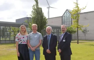 Eimear O’Keeffe - Water Policy Advisor at Department of Housing, Local Government and Heritage, Dr. Fran Igoe - Regional Coordinator, LAWPRO, Dr. Diarmuid O’Callaghan - President, Dundalk Institute of Technology, Anthony Coleman - Director 