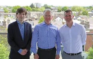 Left to Right-Lochlann O'Regan and Edward Simons- founders of winning company-EpiCapture Ltd and Sean Kirwan-co-founder of MedWrite