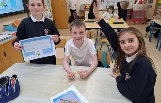 DkIT Maths Week at St Mary's NS, Knockbridge