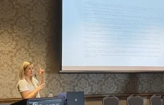Christina Lynn at the International Country Music Conference in Nashville 