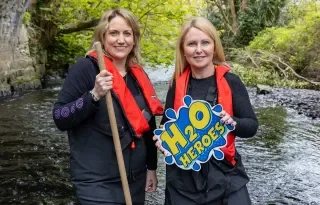 Dr Caroline Gilleran Stephens and Dr Suzanne Linnane from H2O Heroes