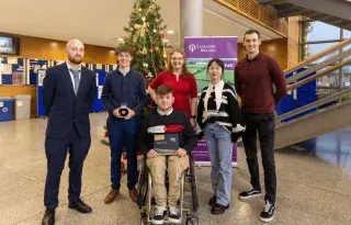 Dr Niamh Shaw with Award winners and finalists