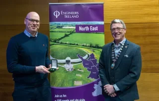 Colin McGuinness Peter Rice Medal Winner with Pat McCormick