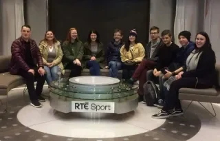 Third Year Film and TV Students Class Trip to RTE