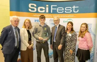 Professor Tom Collins, Dr Edel Healy, Conor King Patrician High School, George Porter, Dr Gillian Lambe, Dr Siobhan Jordan