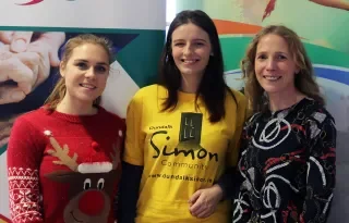 Students pictured with representatives from the HSE who exhibited at the Careers Fair