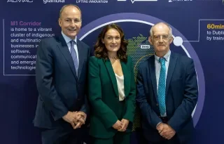 Tánaiste Michéal Martin, Erin McGreehan, Senator, Dr. Diarmuid O'Callaghan, Dundalk Institute of Technology President