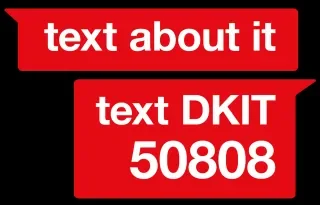 DkIT delighted to partner with Text 50808 - a 24/7 anonymous text support service