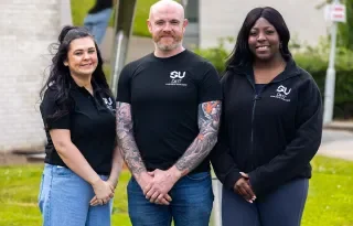 Left to Right: Rosheen Hornby, Gerry O’Brien and Tobi Bewaji