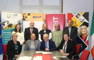 The signing of the Articulation Agreement between DkIT and Monaghan Institute