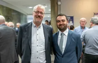 Tom Dooley, Head of School, Michael Gallagher, Engineering Ireland