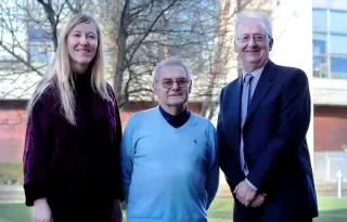 (L-R) Dr. Ingrid Lewis, Tomi Reichental and Dr. Bob McKiernan