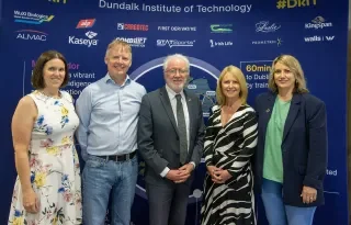 Averil Gannon, Dr Fran Igoe, Minister Malcolm Noonan, Dr Suzanne Linnane, DkIT, Dr Caroline Gilleran Stephens, DkIT