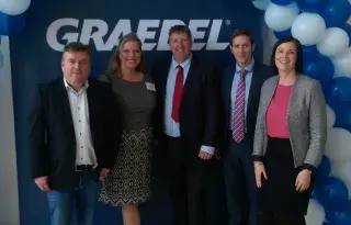 [From left]  Shane Hill, Head of Department of Management and Financial Studies, DkIT  Michelle Tayler, Director of International Accounting, Graebel;  Tony Purcell, General Ledger Manager, Graebel;  Anthony Murray, Employment Liaison Officer, DkIT;  Catherine Staunton, Careers & Placement Officer, DkIT