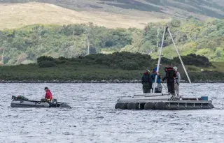 Coring Lough Feeagh