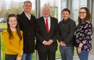 DkIT Students with John Teeling as part of the Entrepreneurship Lecture Series 2018