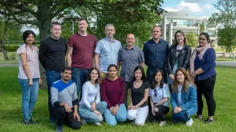 Members of the Smooth Muscle Research Centre (SMRC) at the launch of the new DkIT Institute of Connected Health & Wellbeing. (Photo: Ciara Wilkinson)