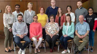 Members of the Netwell/CASALA at the launch of the new DkIT Institute of Connected Health & Wellbeing. (Photo: Ciara Wilkinson)