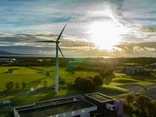 DkIT campus from aerial drone