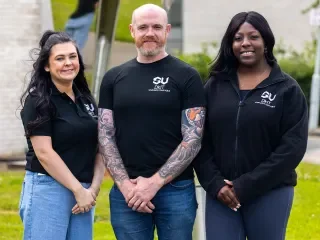 Left to Right: Rosheen Hornby, Gerry O’Brien and Tobi Bewaji