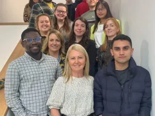Photo of the team members of the Centre for Freshwater and Environmental Studies CFES)
