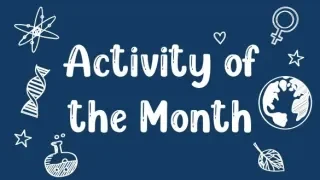 Curious minds activity of the month