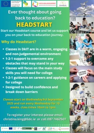 Headstart Programme Leaflet