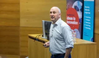 Breanndan Casey Education Outreach Manager Cluster Manager of the Connected Health Wellbeing Cluster at DkIT opening