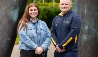 Naoise Weldon and Brian Óg Corr