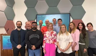 New Frontiers participants with Ruth Larkin from Larkin Consultancy