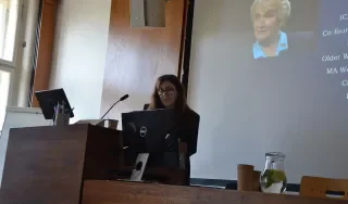 Dianne McPhelim at IASIL Prague