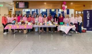 General Nursing students at their fundraiser for the Gary Kelly Cancer Support Centre