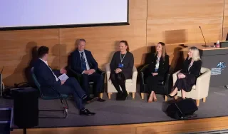 The panel discussion at the SECBA launch