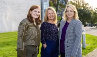 Joanne White, Dr Suzanne Linnane and Dr Caroline Gilleran Stephens, finalists in TU Dublin’s TrailblazHER™ Excellence Awards