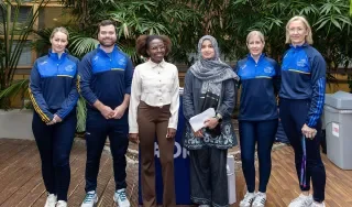 Members of DkIT's Fittest Third place team