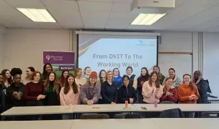 Attendees at the Women in Engineering event