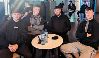 Students during the quiz for the IWA