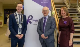 Cllr Sean Kelly Dr Diarmuid O'Callaghan and Dr Edel Healy