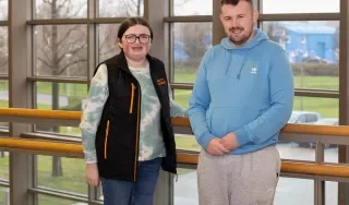 Emily McPhilips Sheridan and Theo Cassidy