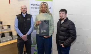 Gloria Hubenzetchi one of the overall winners in the surveying competition