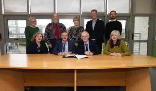The signing of the Articulation Agreement between DkIT and O'Fiaich