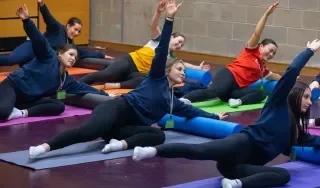 The Pilates Session during exHERcise @DkIT event