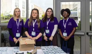 DkIT student volunteers at the CILT Student Knowledge Day