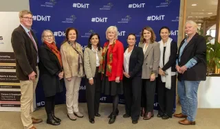 Representatives from DkIT & The French Embassy during the French Ambassador's visit