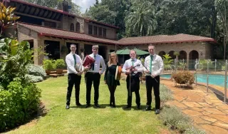 The Irish Group at the Ambassador's Residence