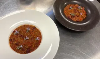 Some of the dishes prepared in the Soil Association Workshop