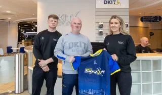 Some of the DkIT Sport Team with Brian Og Corr