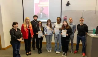 Symposium winners and organising committee