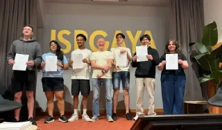 The Award Ceremony at the end of the Erasmus Trip